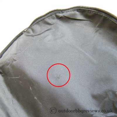 damaged bag inner Lid